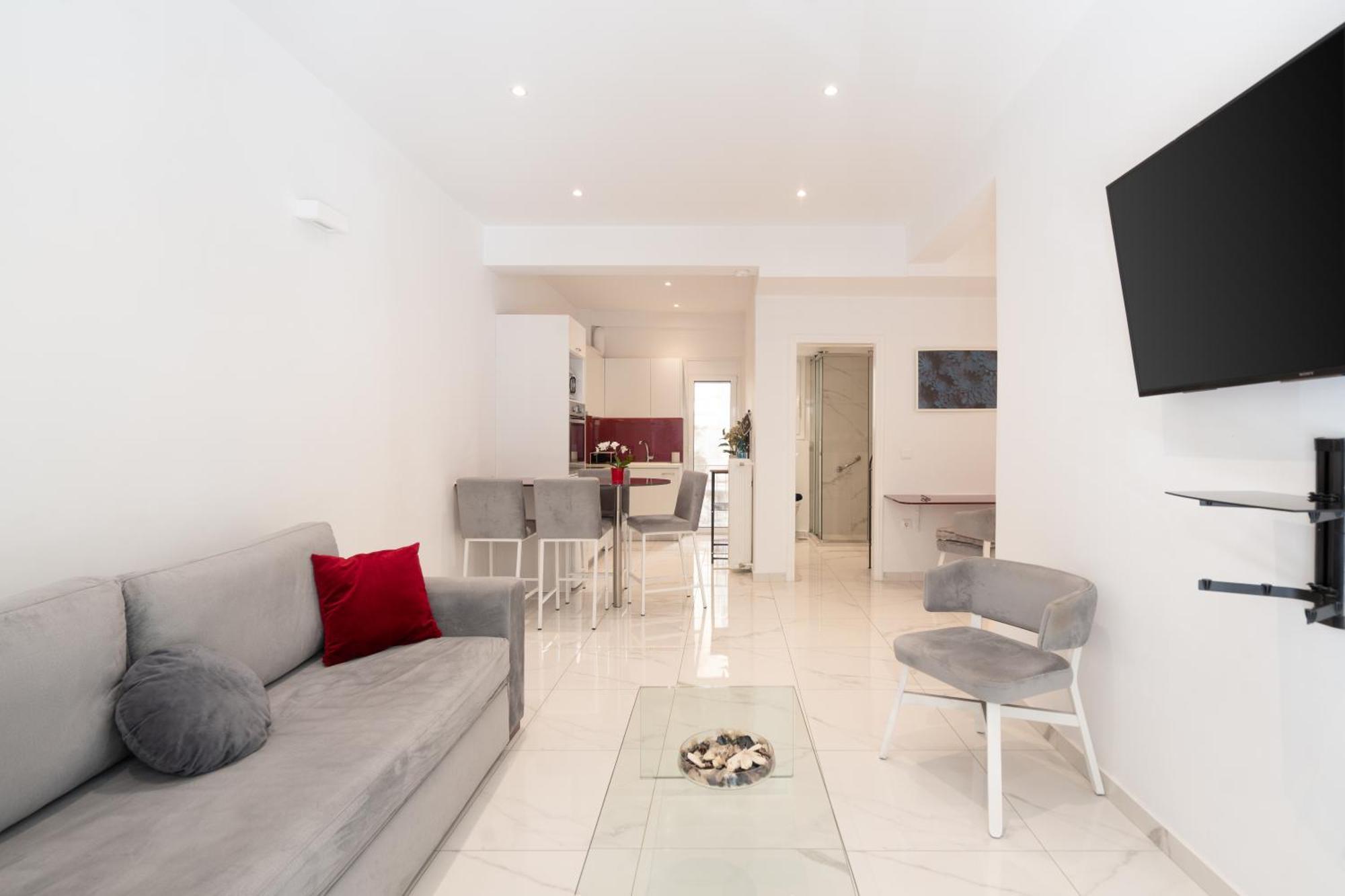 Sophisticated Modern Apt In Athens Center エクステリア 写真